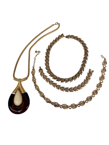 Group of Crown Trifari Signed Jewelry