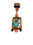 Juliana DeLizza & Elster Moroccan Matrix Brooch