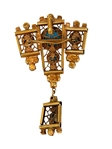 Juliana DeLizza & Elster Moroccan Matrix Brooch