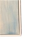 Large Abstract Oil Painting on Canvas Lines in Blue and White