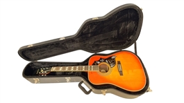 Epiphone Hummingbird Pro FC Acoustic Electric Guitar, Case & Accessories