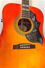 Epiphone Hummingbird Pro FC Acoustic Electric Guitar, Case & Accessories