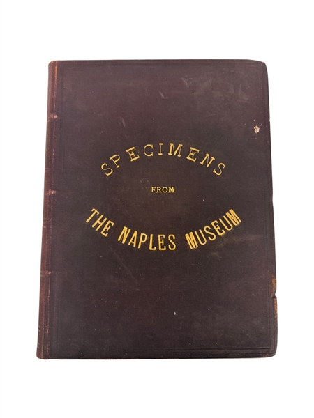 "Specimens From the Naples Museum" 1884 with 160 Engraving Plates