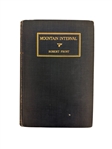 Robert Frost Autographed "Mountain Interval"
