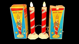 (2) Vintage King Size Indoor Candles