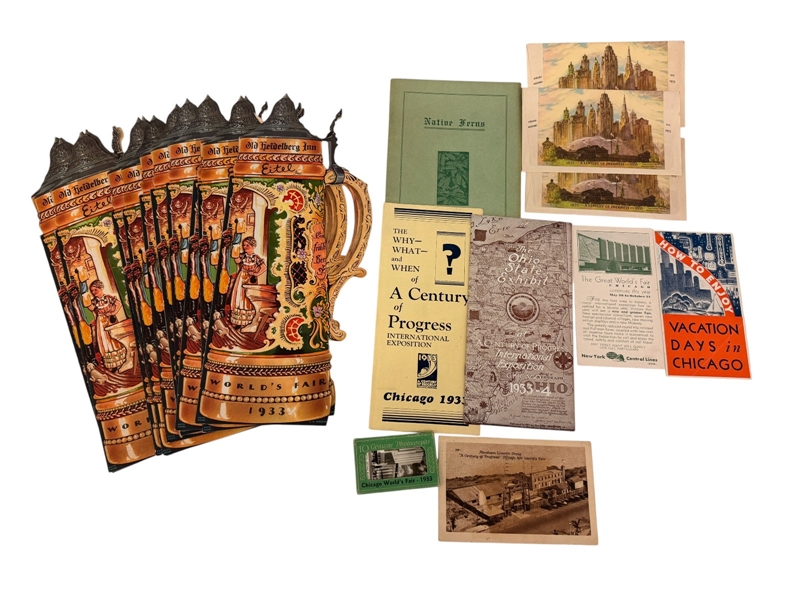 1933 Chicago Worlds Fair Ephemera Collection