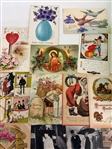 600-800 Border and Borderless Postcards Holiday, Pinups, Cartoon 