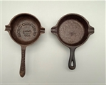 Pair Vintage Cast Iron Ashtrays