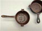 Pair Vintage Cast Iron Ashtrays