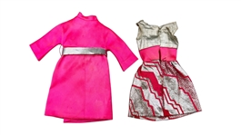 Vintage Barbie Silver 'N Satin #1552 Coat & Dress