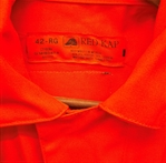 Orange Jump Suit with Military Patches