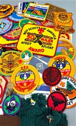 Group of BSA GSA Patches, Pins and Buttons