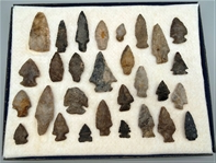 Group of (29) Arrowheads, Projectile Points
